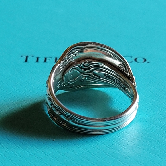 1890 Tiffany &Company Broom Corn Spoon Ring in Sterling Silver #69 - Picture 6 of 17